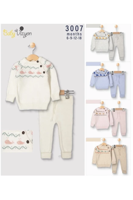 Triko Bluzlu Pantolonlu Takım