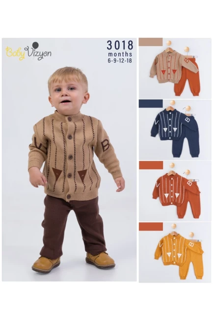 Triko Ceketli Pantolonlu Takım