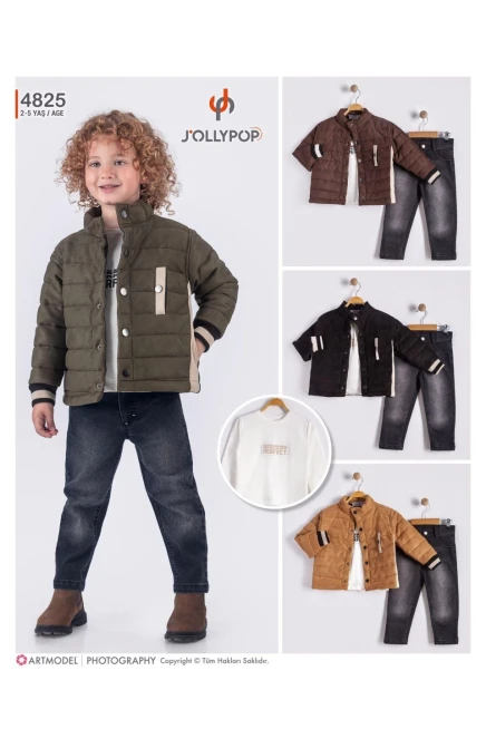 2-5 سنة صبي بدله ستره مع سروال