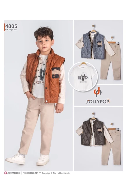 6-9 سنة صبي بدله جيله مع سروال