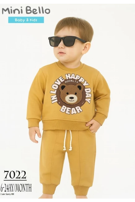 Love Yazı Baskılı Eşofman Takım