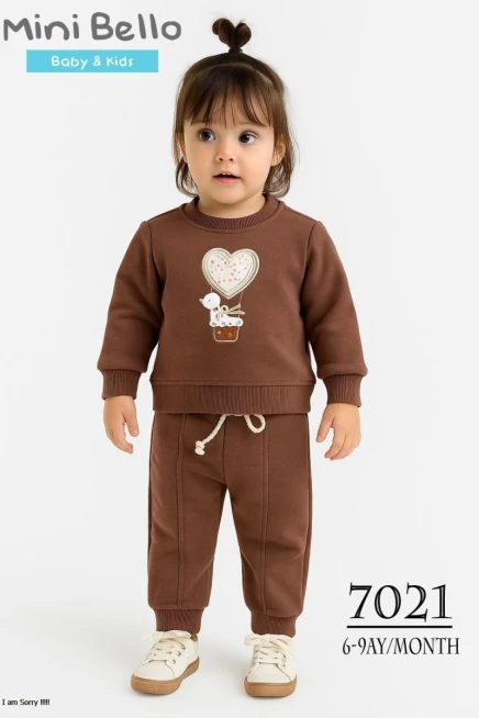 Kalp Baskılı Eşofman Takım