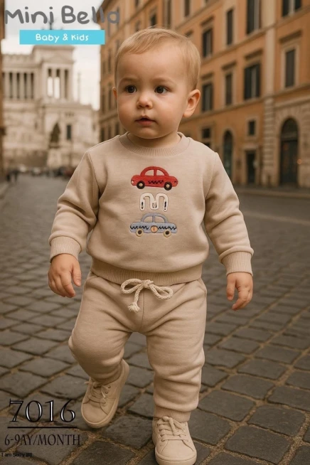 Araba Nakışlı Eşofman Takım