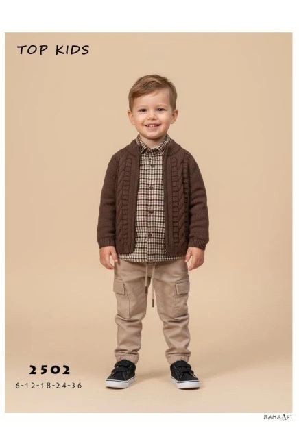 Hırkalı Gömlekli Pantolonlu Takım