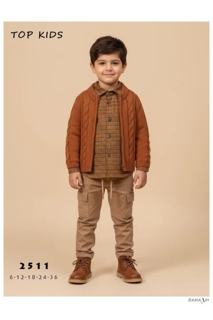 Hırkalı Gömlekli Pantolonlu Takım