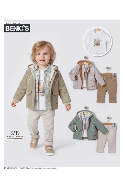 9-24 شهر صبي بدله ستره مع سروال