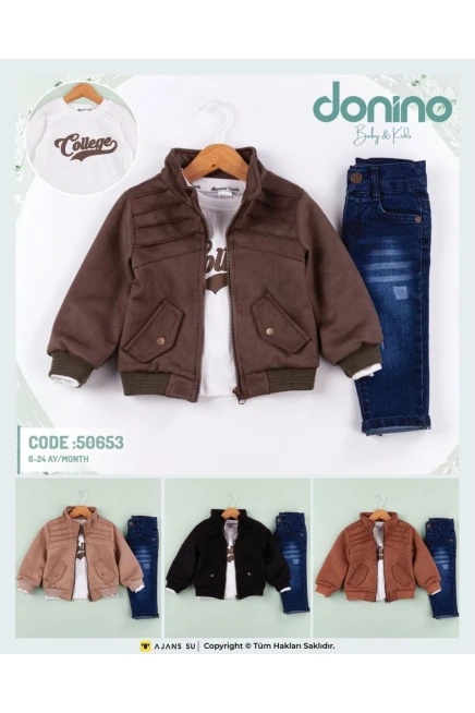 6-24 شهر صبي بدله ستره مع سروال