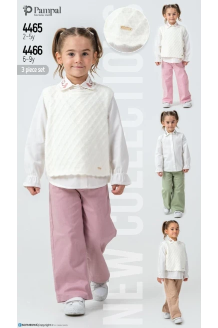 Yelekli Gömlekli Pantolonlu Takım