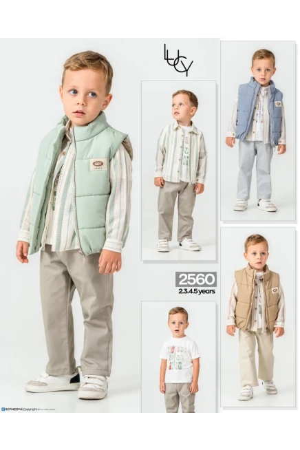 2-5 سنة صبي بدله جيله مع سروال