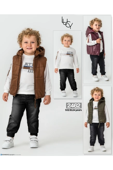 9-24 شهر صبي بدله جيله مع سروال