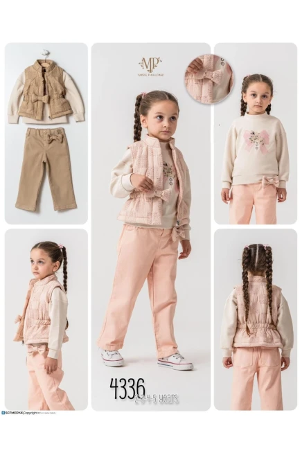 2-5 سنة فتاة بدله جيله مع سروال