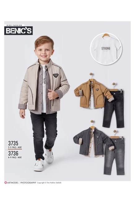 6-9 سنة صبي بدله ستره مع سروال