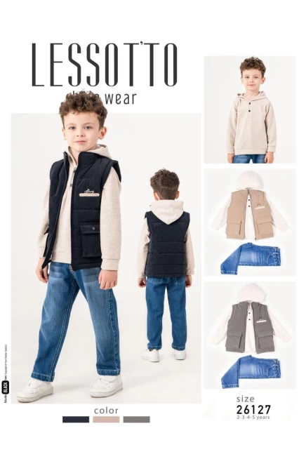 2-5 سنة صبي بدله جيله مع سروال