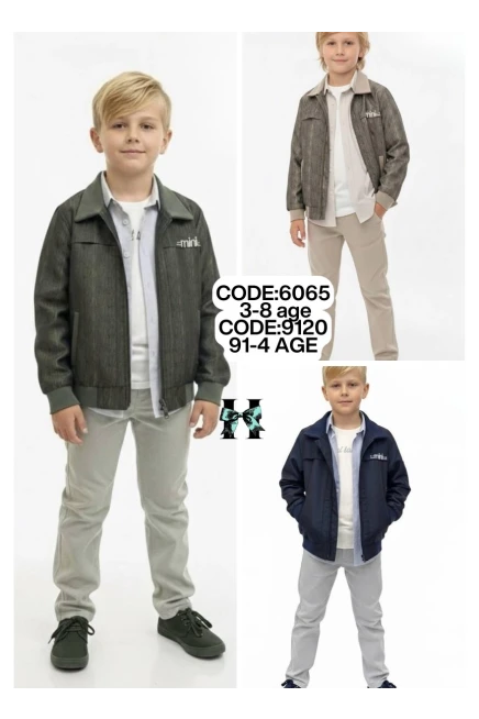 3-8 سنة صبي بدله ستره مع سروال