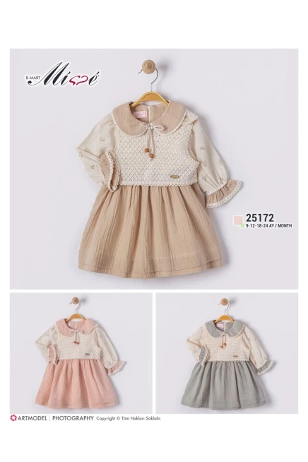 9-24 شهر فتاة فستان