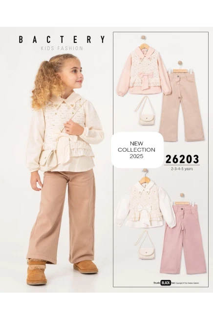 2-5 سنة فتاة     طقم سترة وبنطال