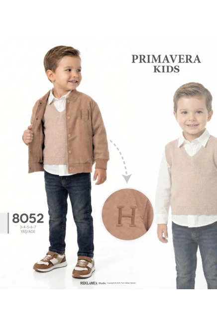 3-7 سنة صبي بدله ستره مع سروال