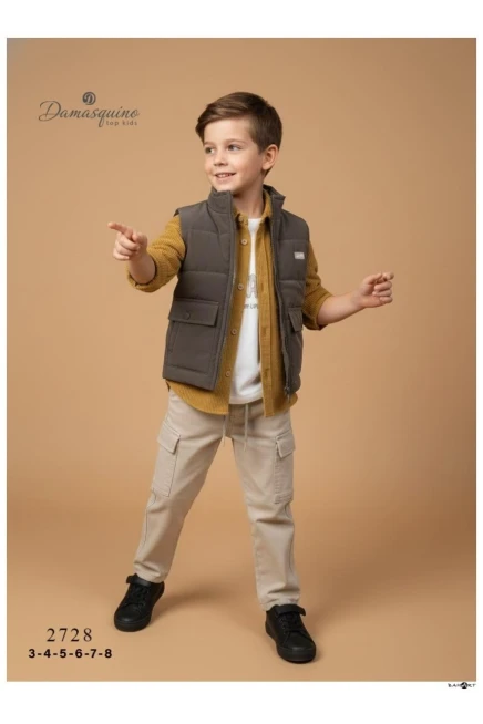 3-8 YEAR Boy PANT SUIT WITH VEST