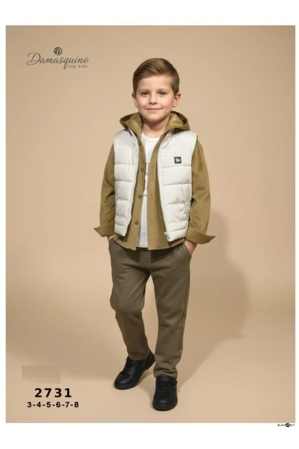 3-8 YEAR Boy PANT SUIT WITH VEST
