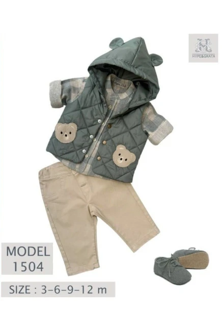 3-12 месяц мальчик Жилет брюки костюм