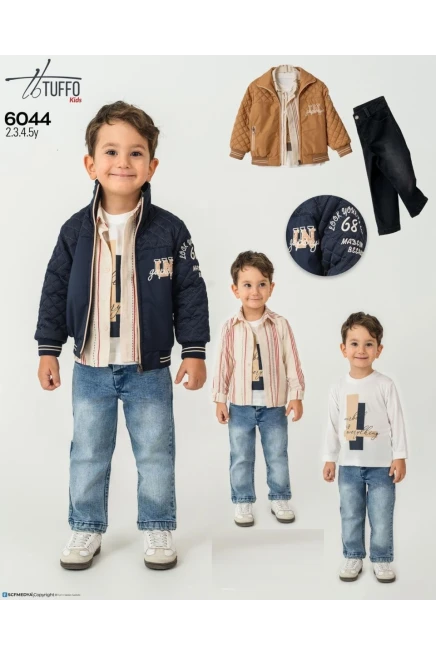 2-5 سنة صبي بدله ستره مع سروال