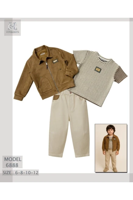 6-12 YEAR Boy PANT SUIT WITH JACKET
