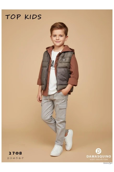 2-7 YEAR Boy PANT SUIT WITH VEST