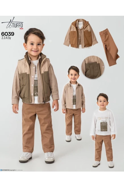 2-5 سنة صبي بدله جيله مع سروال