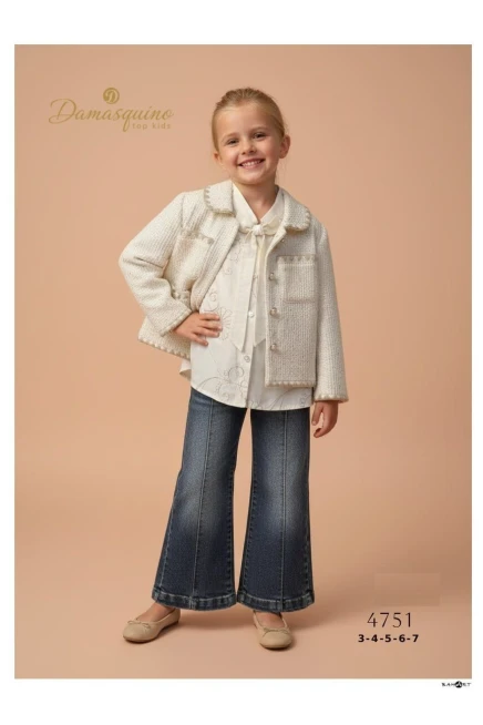 Ceketli Bluzlu Pantolonlu Takım