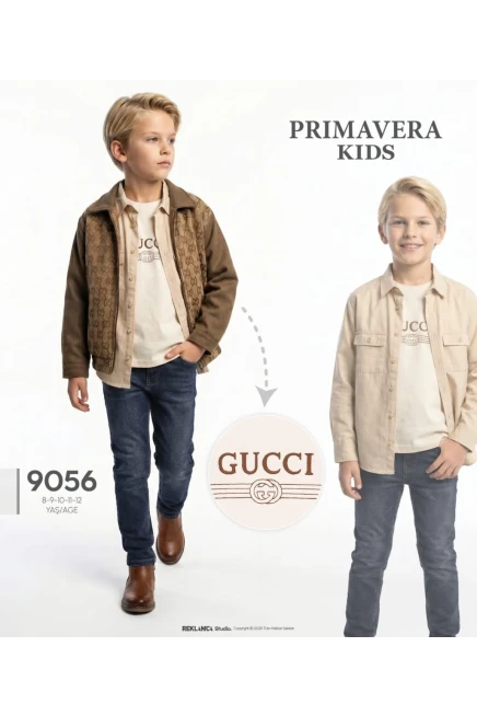 Ceketli Gömlekli Tişörtlü Pantolonlu Takım