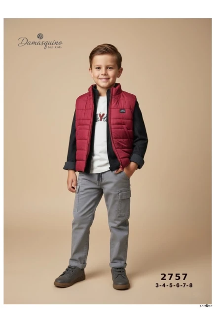 3-8 ГОДА мальчик Жилет брюки костюм