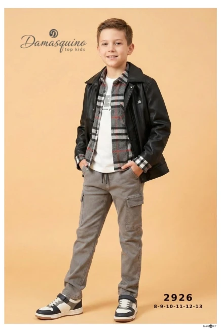 8-13 سنة صبي بدله ستره مع سروال