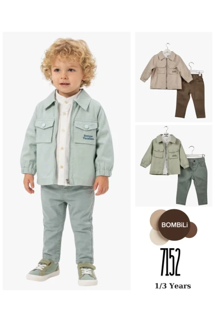 2-5 سنة صبي بدله ستره مع سروال