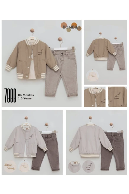 9-24 شهر صبي بدله ستره مع سروال