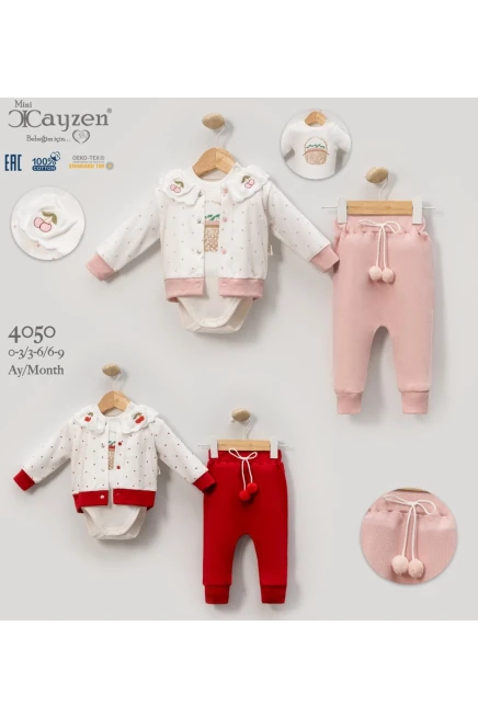 0-9 شهر فتاة بدله ستره مع سروال