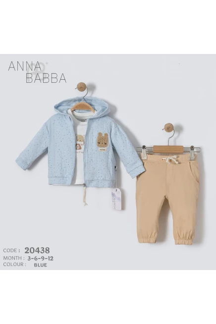 3-12 شهر صبي بدله ستره مع سروال