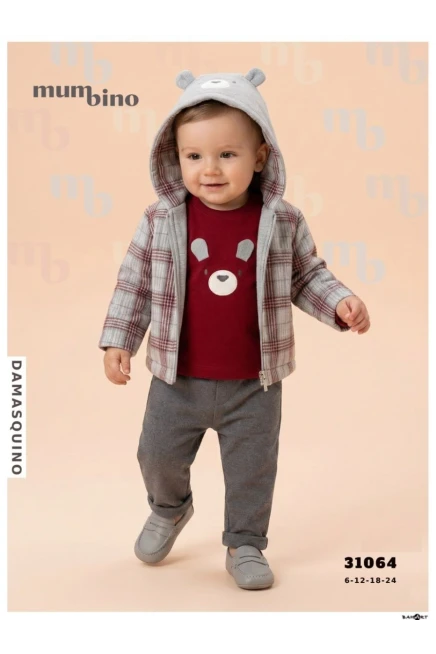 6-24 شهر صبي بدله ستره مع سروال