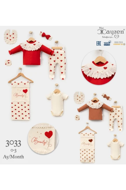 ٠-٣ أشهر فتاة طقم حديثي الولادة