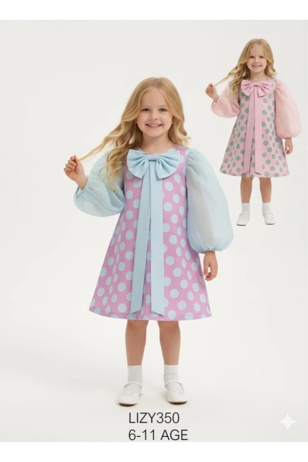 6-11 سنة فتاة فستان