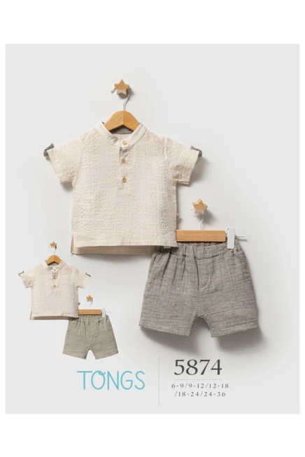 6-36 شهر صبي بدله تيشرت مع شورت