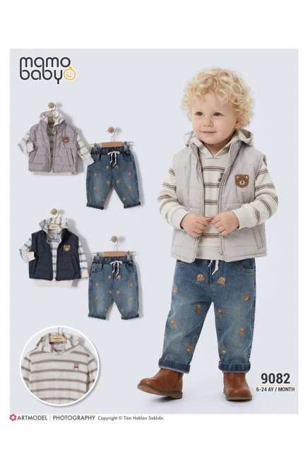 6-24 شهر صبي بدله جيله مع سروال