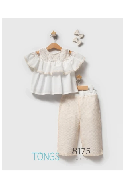 6-24 شهر فتاة بلوزة طقم شرط