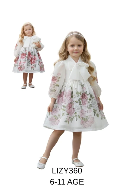 6-11 سنة فتاة فستان