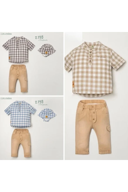 6-24 شهر صبي بدله قميص مع سروال