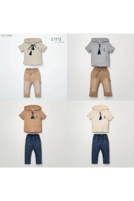 2-5 سنة صبي بدله قميص مع سروال