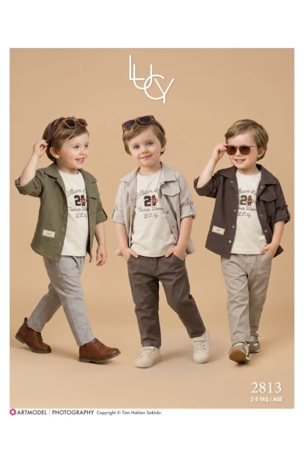 2-5 سنة صبي بدله قميص مع سروال