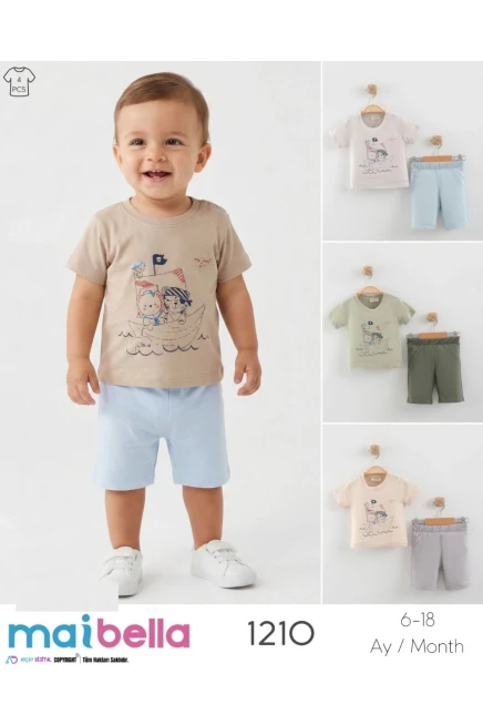 Tişörtlü Şort Takım