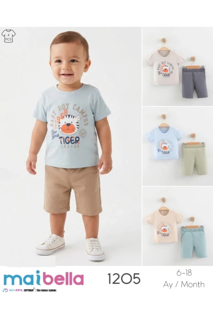 Tişörtlü Şort Takım