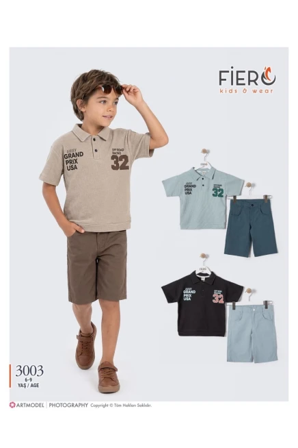 Tişörtlü Şort Takım