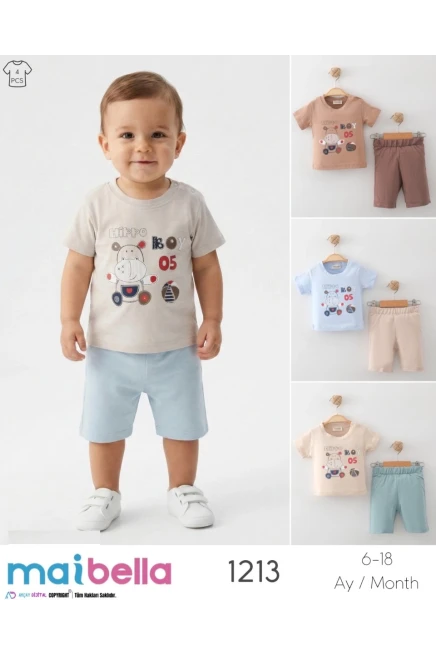 Tişörtlü Şort Takım